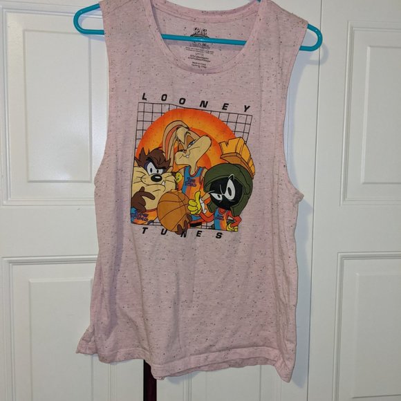 🏀 Space Jam Looney Tunes Muscle T - Picture 2 of 5